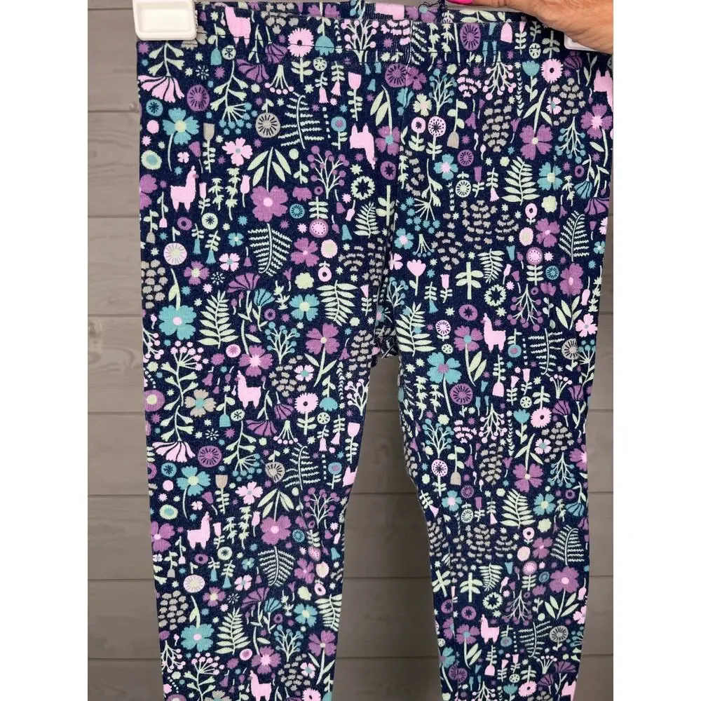 Just One You Llama long sleeve pajama set toddler girls Size 4T
